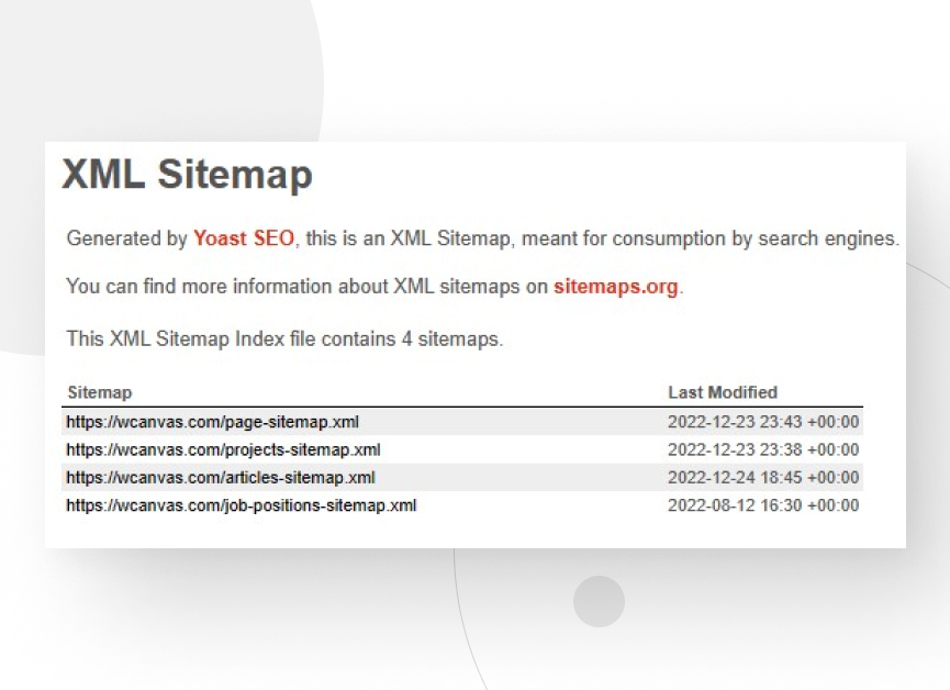 sitemap