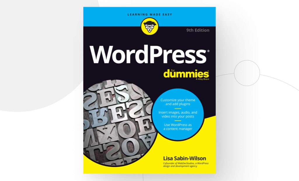WordPress for dummies book cover