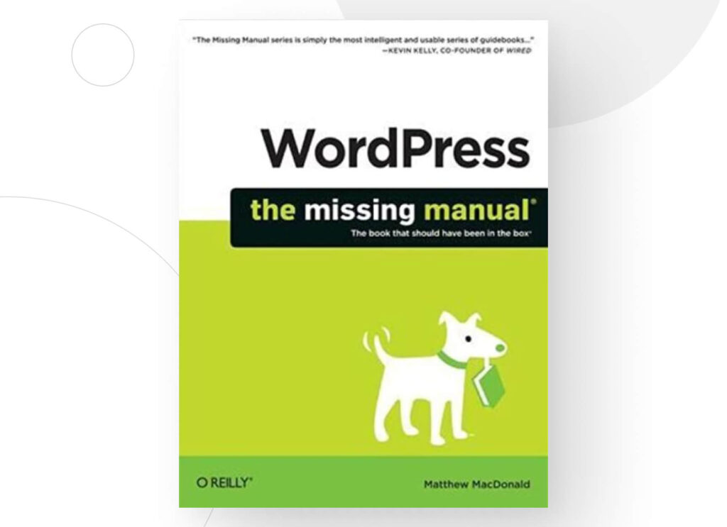 WordPress the missing manual book cover