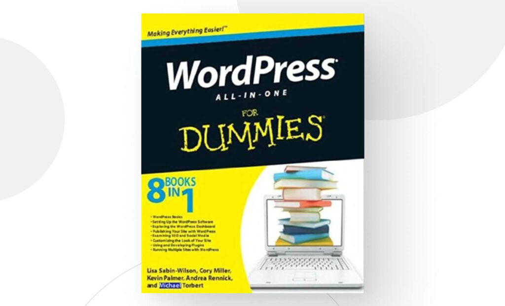 WordPress All in one for dummies book cover