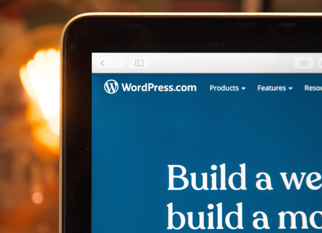 WordPress.com screen