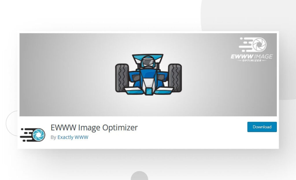 screenshot of EWWW Image Optimizer in the WordPress plugin directory