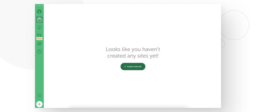 Create a new Local site