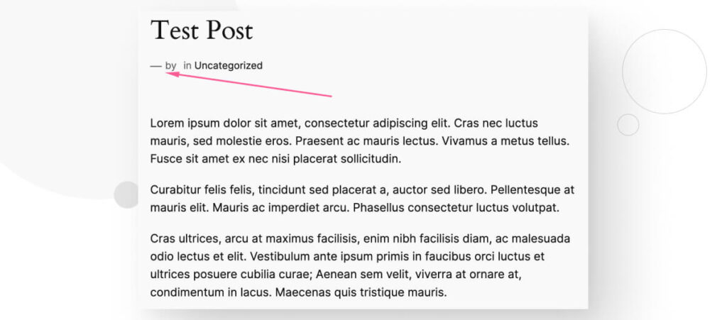 A WordPress blog post, showing social media sharing buttons and text. The author's name is missing