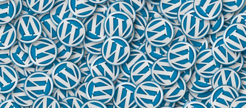 many pins with the WordPress logo