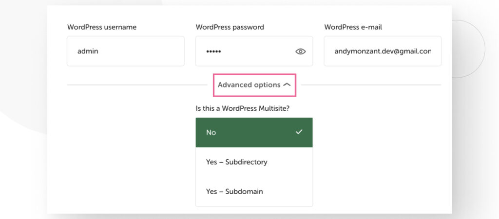 Setting up advance multisite options in Local, the WordPress development app to create local sites