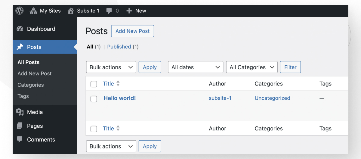 Can You Run Multiple Blogs on WordPress? - White Canvas