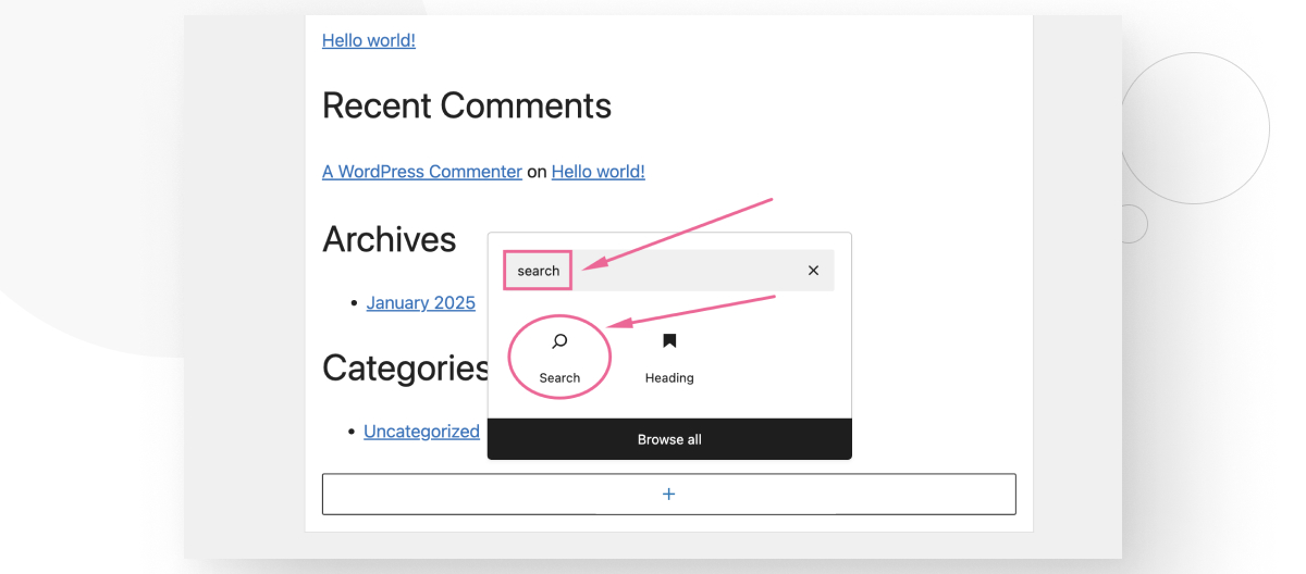 How to Add a Search Bar to Your WordPress Blog Archive - White Canvas